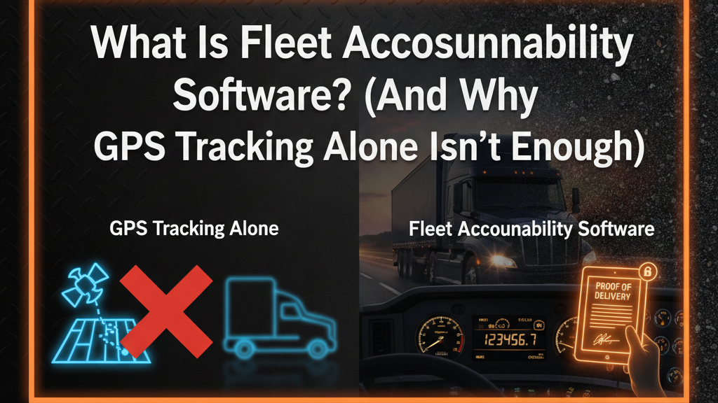 Thumbnail for: What Is Fleet Accountability Software? (And Why GPS Tracking Alone Isn't Enough)